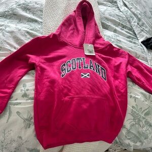 Scotland Kids Pink Hoodie